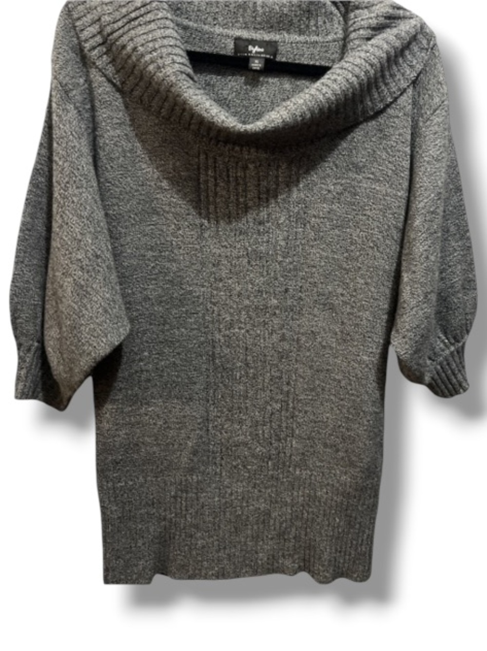 Byline Byer California Women’s Grey Cowl Sweater Dress